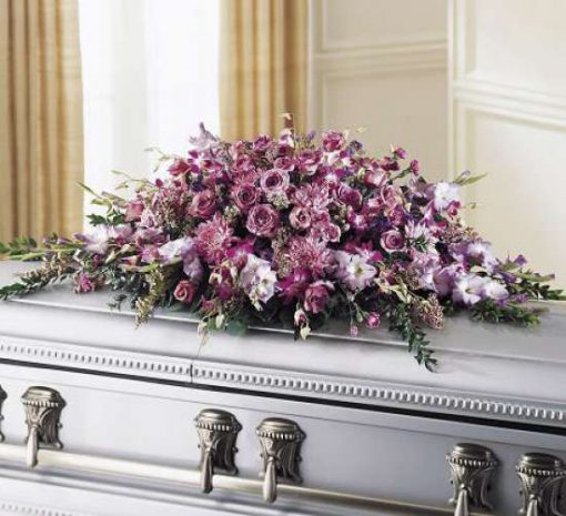 Pink Casket Spray