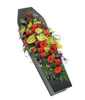 Vibrant Casket Spray